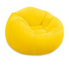Надувне крісло Intex 68569, 107 х 104 х 69 см, жовте