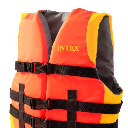 Рятувальний жилет дитячий Intex 69680, 22 - 40 кг, помаранчевий - 3