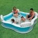 Дитячий надувний басейн Intex 56475-3, 229 х 229 х 66 см, з кульками 10 шт, тентом, підстилкою, насосом - 2