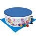 Дитячий надувний басейн Intex 58480-3 «Акваріум», 152 х 56 см, з кульками 10 шт, тентом, підстилкою, насосом - 1