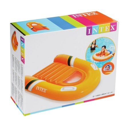 Детская доска для катания Intex 58154 «Surf rider», 102 х 89 см, оранжевый - 5