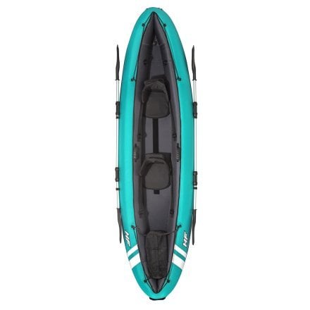 Двомісна надувна байдарка (каяк) Bestway 65052 Ventura Kayak, 330 х 94 см, (весла, ручний насос) - 3