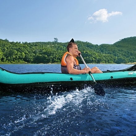 Двомісна надувна байдарка (каяк) Bestway 65052 Ventura Kayak, 330 х 94 см, (весла, ручний насос) - 15