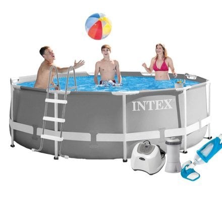 Каркасний басейн Intex 26706-6, 305 x 99 см (4 г/год, 3785 л/год, драбина, тент, підстилка, набір для догляду) - 1