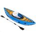 Одноместная надувная байдарка (каяк) Bestway 65115 Cove Champion, 275 x 81 см, голубая, (весло) - 1