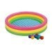 Дитячий надувний басейн Intex 57422-1 «Кольори заходу сонця», 147 х 33 см, з кульками 10 шт - 1