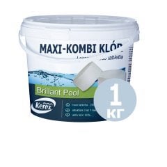 Таблетки для бассейна MAX «Комби хлор 3 в 1» Kerex 80002, 1 кг (Венгрия). Препарат для очищення от слизи