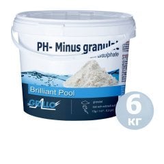 pH- минус для бассейна Grillo 80024. Средство для понижения уровня pH (Германия) 6 кг