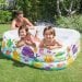 Дитячий надувний басейн Intex 57471-3 «Акваріум», 159 х 159 х 50 см, з кульками 10 шт, тентом, підстилкою, насосом - 2