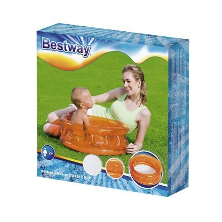 Дитячий надувний басейн Bestway 51112, оранжевий, 64 х 25 см - 4