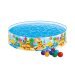 Дитячий каркасний басейн Intex 58477-1 «Качиний риф», 122 х 25 см, з кульками 10 шт. - 1