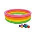 Дитячий надувний басейн Intex 56441-1 «Райдуга», 168 х 46 см, з кульками 10 шт - 1