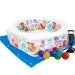 Дитячий надувний басейн Intex 56493-2 «Весела Видра», 191 х 178 х 61 см, з кульками 10 шт, підстилкою, насосом - 1