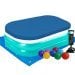 Детский надувной бассейн Bestway 54005-3, 201 х 150 х 51 см, с шариками 10 шт, тентом, подстилкой, насосом - 1