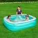 Детский надувной бассейн Bestway 54005-3, 201 х 150 х 51 см, с шариками 10 шт, тентом, подстилкой, насосом - 3