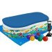 Дитячий надувний басейн Intex 56490-3 «Райська Лагуна», 262 х 160 х 46 см, з кульками 10 шт, підстилкою, тентом, насосом - 1