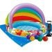 Детский надувной бассейн Intex 57424-2  «Винни Пух»,  102 х 69 см, c навесом, с шариками 10 шт, подстилкой, насосом - 1