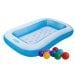 Детский надувной бассейн Intex 57403-1, 166 х 100 х 28 см, с шариками 10 шт - 1