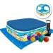 Дитячий надувний басейн Bestway 52192-3 з навісом, 140 х 140 х 114 см, з кульками 10 шт, тентом, підстилкою та насосом. - 1