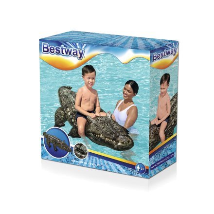 Дитячий надувний плотик для катання Bestway 41478 «Рептилія», 193 х 94 см - 4