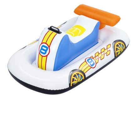 Дитячий надувний плотик для катання Bestway 41480 «Спорткар», 110 х 75 см - 1