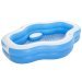 Дитячий надувний басейн Bestway 54409 «Сімейний», блакитний, 270 х 198 х 51 см, з сидіннями та підсклянниками - 1
