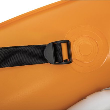 Трехместная надувная байдарка (каяк) Bestway 65132 Lite-Rapid X3 Kayak, 381 см x 100 см, оранжевая (весла, насос) - 13