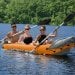 Трехместная надувная байдарка (каяк) Bestway 65132 Lite-Rapid X3 Kayak, 381 см x 100 см, оранжевая (весла, насос) - 15
