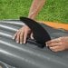 Тримісна надувна байдарка (каяк) Bestway 65132 Lite-Rapid X3 Kayak, 381 см x 100 см, помаранчева (весла, насос) - 16