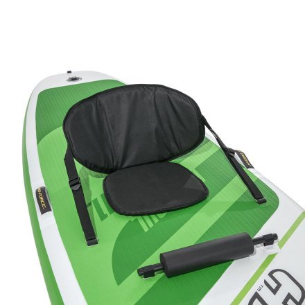 Надувная SUP доска (борд)  Bestway 65310, 340 x 89 х 15 см, зеленая, (весло, ручной насос, сиденье) - 6