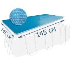 Теплозберігаюче покриття (солярна плівка) для басейну InPool 33062, 145 х 145 см (для квадратних басейнів 147 - 168 см)
