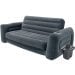 Надувной диван Intex 66552 - 3, 203 х 231 х 66 см. Флокированный диван трансформер 2 в 1, с электрическим насосом - 1