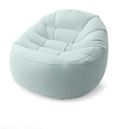 Надувне крісло Intex 68590, 112 х 104 х 74 см, сіро-блакитне - 1