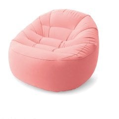 Надувное кресло Intex 68590, 112 х 104 х 74 см, розовое