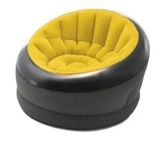 Надувне крісло Intex 66582, 112 х 109 х 69 см, жовте