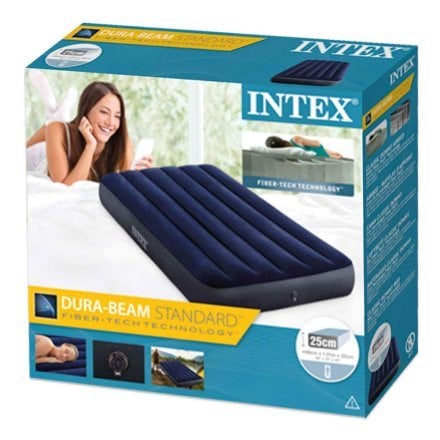 Надувний матрац Intex 64757-2, 99 x 191 x 25 см з подушкою, насосом. Одномісний - 3