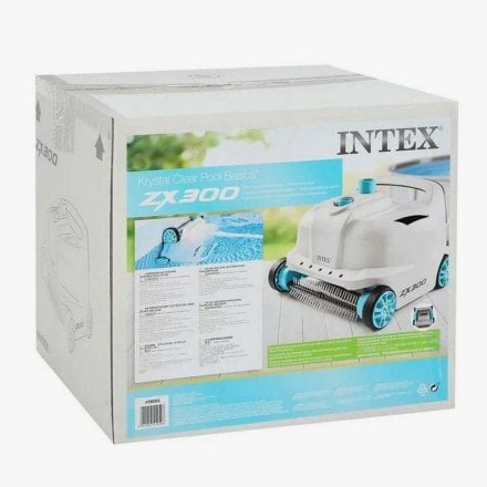 Робот - пилосос для басейнів Intex 28005 (ZX300) new для очищення стін та дна, працює від 6 028 л/год, підключення на випуск води - 3