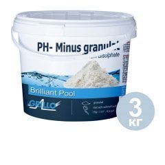 pH- минус для бассейна Grillo 80416. Средство для понижения уровня pH (Германия) 3 кг