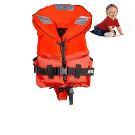 Дитячий рятувальний жилет Regatta 25629, з трусиками, 10-30 кг, помаранчевий - 1