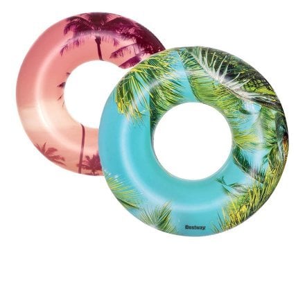 Надувной круг Bestway 36239 «Тропические пальмы», 119 см - 1