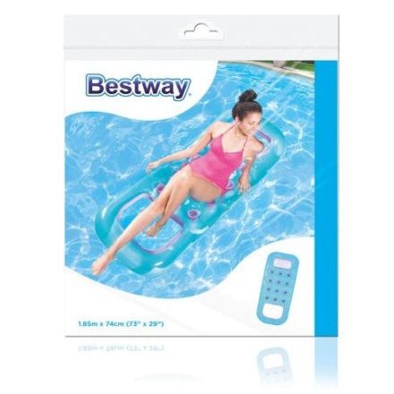 Пляжний надувний матрац з підголівником Bestway 43110, 185 х 74 см - 5