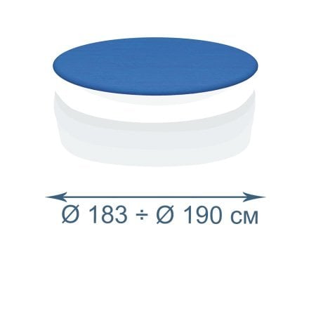 Тент - чохол для дитячих басейнів InPool 33003, Ø 183 ÷ 190 см (фактичний Ø 220 см) - 1
