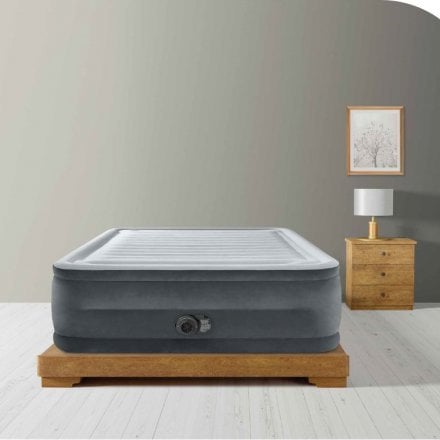 Надувная кровать Intex 64418, 152 х 203 х 56 см, встроенный электронасос. Двухспальная - 4