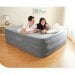 Надувная кровать Intex 64418-3, 152 х 203 х 56 см, встроенный электронасос, наматрасник, подушки. Двухспальная - 3