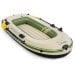 Двомісний надувний човен Bestway 65163, Voyager X2 Raft set, 232 х 118 см, бежевий, (весла, ручний насос). 3-х камерний - 1