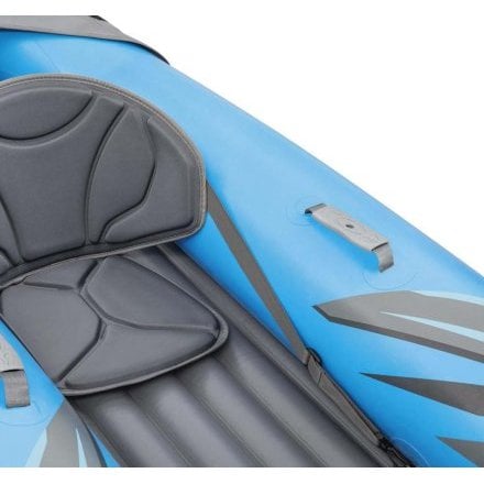 Одноместная надувная байдарка (каяк) Bestway 65143 Surge Elite X1 Kayak, 312 см x 93 см, (весло, ручний насос) - 5