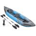Двухместная надувная байдарка (каяк) Bestway 65144 Surge Elite X2 Kayak, 386 см x 96 см, (весла, ручний насос) - 1