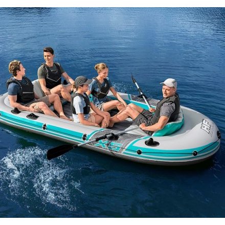 П\'ятимісний надувний човен Bestway 65159 Adventure Elite X5 Raft set, 364 х 166 см, з веслами та насосом - 2