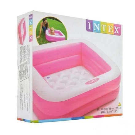 Детский надувной бассейн Intex 57100, розовый, 85 х 85 х 23 см - 3