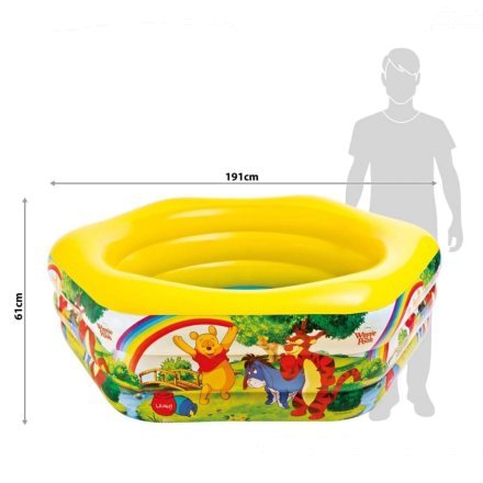 Дитячий надувний басейн Intex 57494 «Вінні Пух», 191 х 178 х 61 см - 5